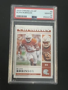 2023 Chronicles Draft Picks #9 BIJAN ROBINSON RC PSA 10 GEM - Bild 1 von 2