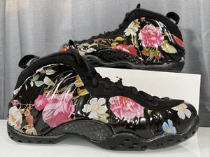 Nike Air Foamposite One Floral 2019 Size 8 314996-012 Black Pink White OG - Picture 1 of 8