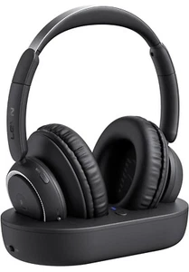 Wireless Headphones for TV Watching TV Transmitter Charging Base Headset - Picture 1 of 6