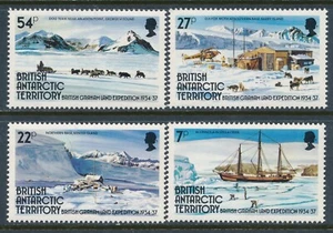 1985 BRITISH ANTARCTIC TERRITORY GRAHAM LAND EXPEDITION SET OF 4 FINE MINT MNH - Picture 1 of 1