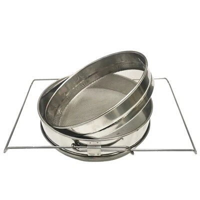 Honig Doppelsieb Edelstahl ∅ 23cm Honigernte sieben Imker - Bild 1 von 2