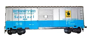 Model Power 7970 HO Scale 40' B And O Sentinel RTR Freight Box Car VTG - NOS - Picture 1 of 2