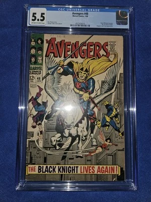 Avengers #48 CGC 5.5 - 1st Appearance of Black Knight (Dane Whitman) 1968 ✨ - Image 1 of 4
