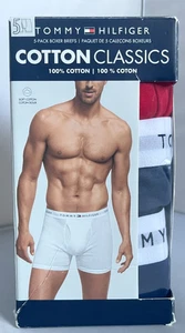 Tommy Hilfiger Hombre Calzoncillos Boxer 5 Piezas ALGODÓN CLÁSICOS Ropa Interior XL NUEVO CON ETIQUETAS - Imagen 1 de 4