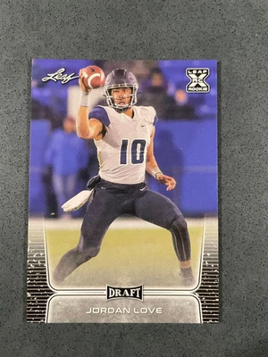 Jordan Love Utah St./Green Bay Packers 2020 Leaf Draft Rookie Card - No.11 - Image 1 of 2