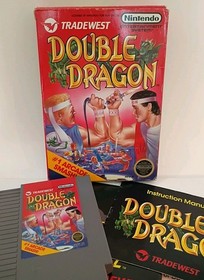 DOUBLE DRAGON - Nintendo NES  Complete CIB Cleaned & Tested 