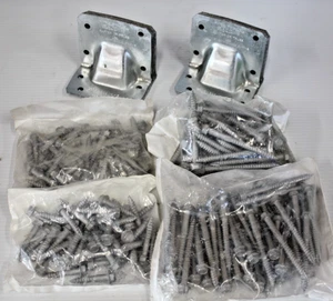 Simpson HGA10KT Hurricane Gusset Angle Kit Trave reticolare a piastra superiore connettore telaio - Foto 1 di 4
