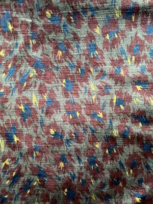 Metaphores Paris Giverny Jungle Designer Fabric Remnant 24"x24" - Image 1 of 3