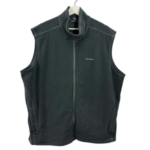Chaleco polar con cremallera completa Eddie Bauer para hombre al aire libre senderismo informal campamento talla 2XL - Imagen 1 de 5