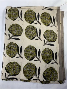 Handcrafted Cotton Fabric~Nature Print ~Imported From India - (42 inches) - Picture 1 of 5