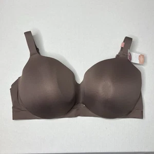 NWT Cacique Women’s Sz 46G Mocha Comfort Bliss Lightly Lined Balconette Bra - Picture 1 of 6