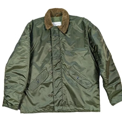 Jaqueta vintage Alpha Industries MED CV-64 27 clima frio extremo casaco MÉDIO - Imagem 1 de 4