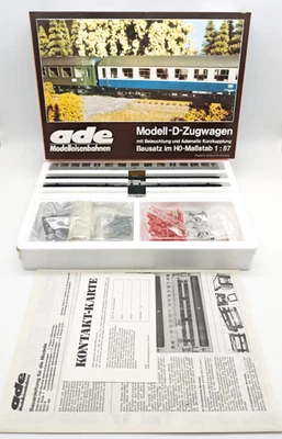 ADE H0 B 3031 Modell D-Zugwagen 1/2.Kl. Silberling Bausatz Rarität NEU & OVP - Bild 1 von 4