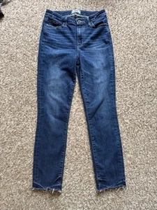 Paige Jeans  Womens Size 28 Hoxton Ankle Peg Blue Dark Wash - Picture 1 of 5