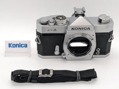 Meter OK [N MINT Konica FTA Silver SLR Film Camera Body New Seal from Japan - Image 1 of 4