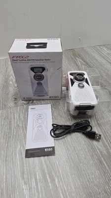 Cruz Roja Americana Eton AM/FM NOAA Radio Meteorológica Linterna Manivela Solar Carga Foto 1 de 4