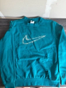 Women's Nike Sportswear Club Fleece Logo Crewneck Sweatshirt - Picture 1 of 3