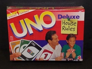 NEW SEALED * UNO Deluxe House Rules Family Card Game * 1998 Mattel #43001 - Picture 1 of 2