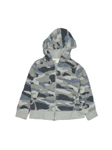 Crewcuts Outlet Girls Gray Zip Up Hoodie 6 - Picture 1 of 2