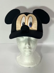 Disney on Ice Mickey Mouse Mütze schwarz mit Gesicht, Nase und Ohren, verstellbarer Riemen - Bild 1 von 9