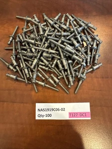 Quantity- 100 NAS1919C0602 HUCK Blind Rivet . New. T127 DC 1 - Picture 1 of 3