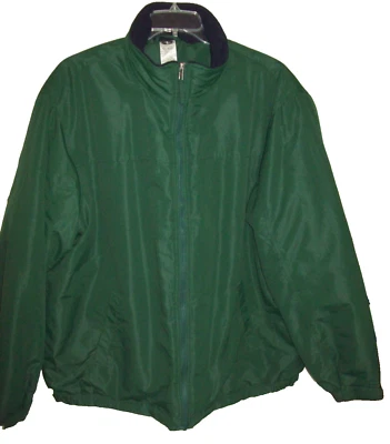 ATHLETIC WORKS Men's Full Zip Jacket / Coat HUNTER LODGE GREEN Sz 2XL (50/52) - Image 1 of 4