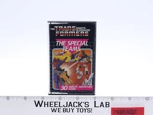 The Special Teams 30 Minute Adventure Story Cassette W/Case G1 Transformers - Picture 1 of 6