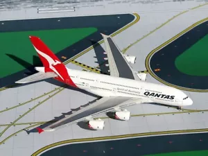 Qantas Airbus A380 VH-OQF GeminiJets GJQFA1057 Scale 1:400 RARE - Picture 1 of 1