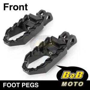 For Ducati Hypermotard 1100 S/EVO/SP 08 09 10 Black Touring CNC Front Foot peg - Bild 1 von 3
