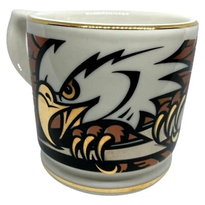 American Music AM 2002 Eagle Ceramic Coffee Mug Cup Gold Trim 10 oz - Picture 1 of 7