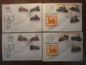 MOZAMBIQUE TRAINS FDC COVERS - Picture 1 of 1