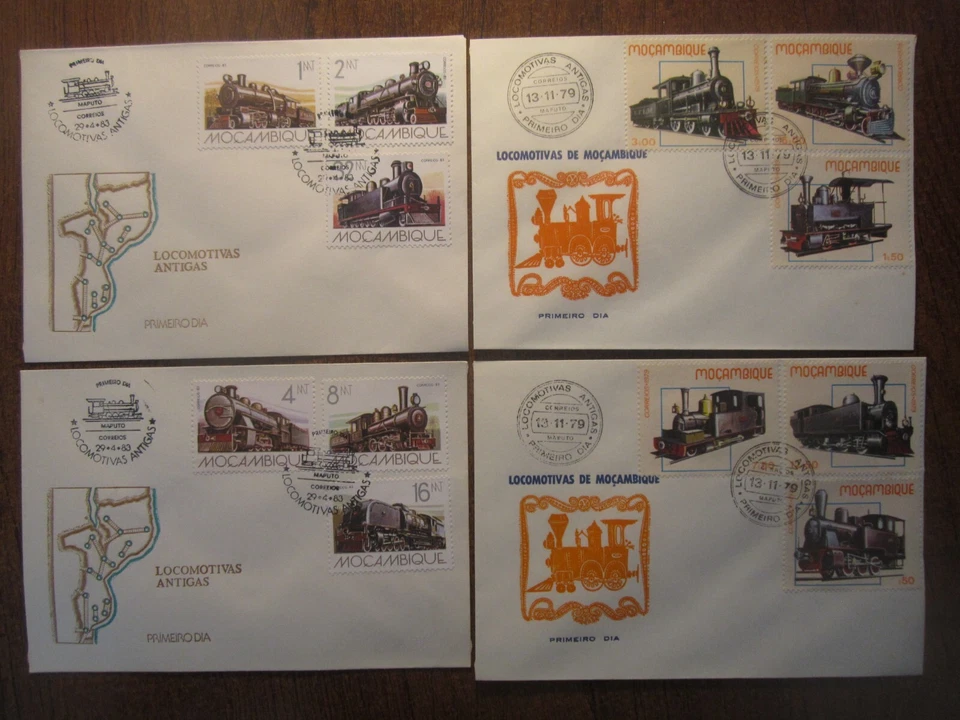 MOZAMBIQUE TRAINS FDC COVERS - Image 1 of 1