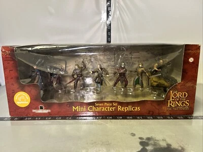 Applause El Señor de los Anillos Las Dos Torres 2002 7 mini réplicas de personajes Foto 1 de 4
