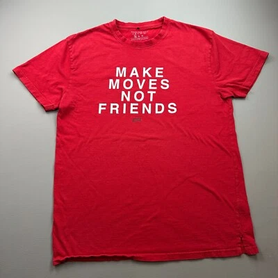 Camisa Akoo Para Hombre 3XL Roja Hacer Movimientos No Amigos T.I. Hip Hop Rap Street Wear Y2K Foto 1 de 4