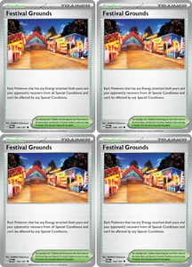 Festival Grounds 149/167 - Twilight Masquerade - Pokemon Trainer Card Set x4 - Picture 1 of 1