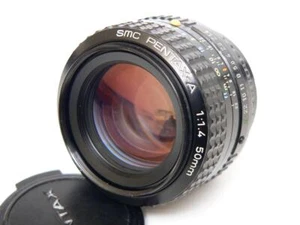 SMC PENTAX-A 50mm f/1.4 Manual Focus Fast Prime Lens - Picture 1 of 6