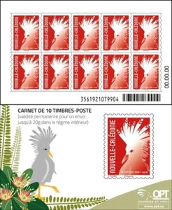 caledonia 2025 caledonie bird Cagou Chung red definitive serie 10v mnh BOOKLET - Picture 1 of 1