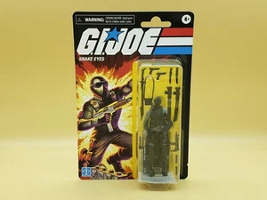 2020 Hasbro G.I. JOE Retro Line Snake Eyes 3.75" Action Figure MOC! - Picture 1 of 3