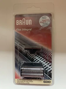 BRAUN Flex Integral GENUINE Shaver Foil & Cutterblock for 6000 Series NOS - Picture 1 of 5