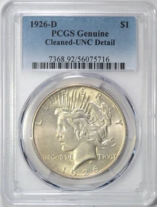 1926-D FRIEDEN SILBER DOLLAR PCGS UNZ DETAILS SCHÖNE GLÄNZENDE MÜNZE - Bild 1 von 3