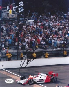HELIO CASTRONEVES signierter 8x10 Farbe Hochglanz Foto JSA Aufkleber - Bild 1 von 1