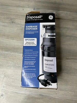 GE Garbage Disposal 1/2 HP Continuous Feed Disposer (GFC525N) GENUINE NEW - Image 1 of 3
