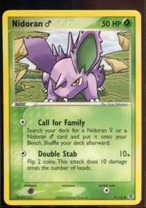 Nidoran M- ex FireRed & LeafGreen 71/112 2004 NM Pokemon - Picture 1 of 2