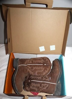 BOTAS WESTERN JUSTIN GYPSY MUJER CUERO MARRÓN COSTURAS MULTICOLOR 8.5B Foto 1 de 4