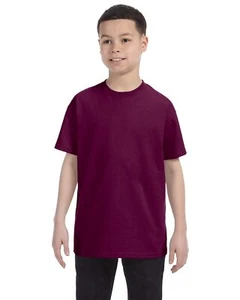 5 Pack Of Gildan Youth Heavy Cotton Stylish T Shirt Casual Plain T-Shirt - G500B - Picture 1 of 51