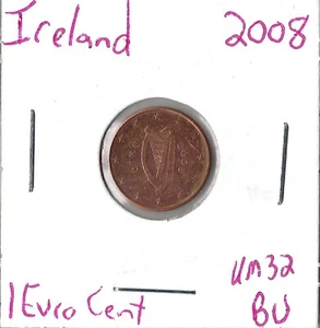 Coin Ireland 1 Euro Cent 2008 KM32 - Picture 1 of 1