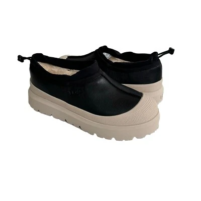 UGG ALL GENDER TASMAN WEATHER HYBRID BLACK / BIRCH SHOES US MEN US 8 / WOMEN 9 - Image 1 of 4