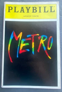 Metro Noche de Apertura Playbill Broadway Flop Nueva York Abril 1992 -Edyta Górniak - Imagen 1 de 3