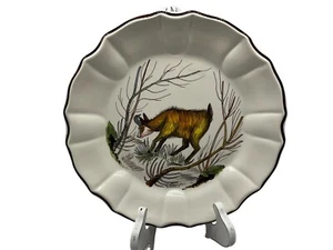 Este Ceramiche VTG Dinner Plate Italian Wildlife Hand Painted 10.5" Diameter - Picture 1 of 15