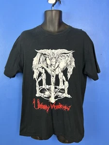 Unholy Vendetta Ave Satanas shirt large Heavy Metal - Picture 1 of 7